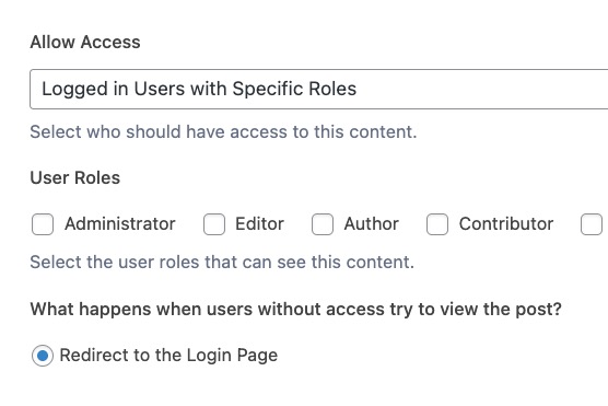 Content Restriction